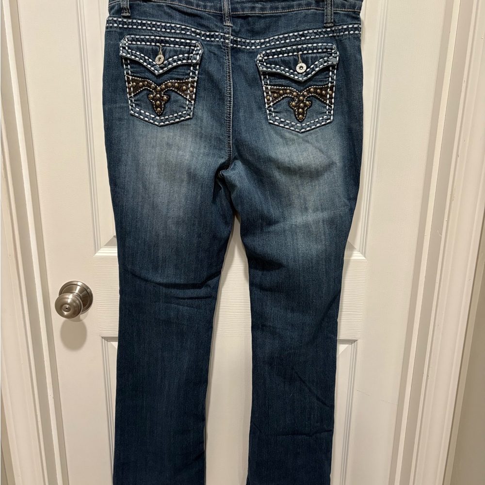 Women’s Cato Dark Blue Boot Cut Jeans Size 12
